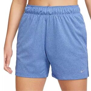Nike Women's Attack Dri-Fit Training Shorts in Heather Blue. Size Large.